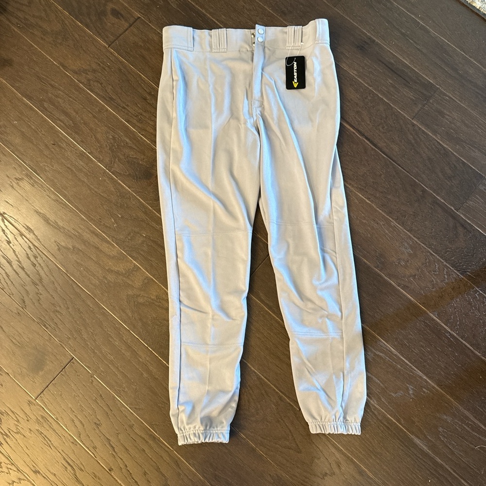 Easton Men's Light Gray Baseball Pantd